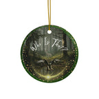 Ceramic Ornament — "Who Is That?" Holiday Keepsake