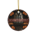 Ceramic Ornament — "A Leaf? For Me?" Holiday Keepsake