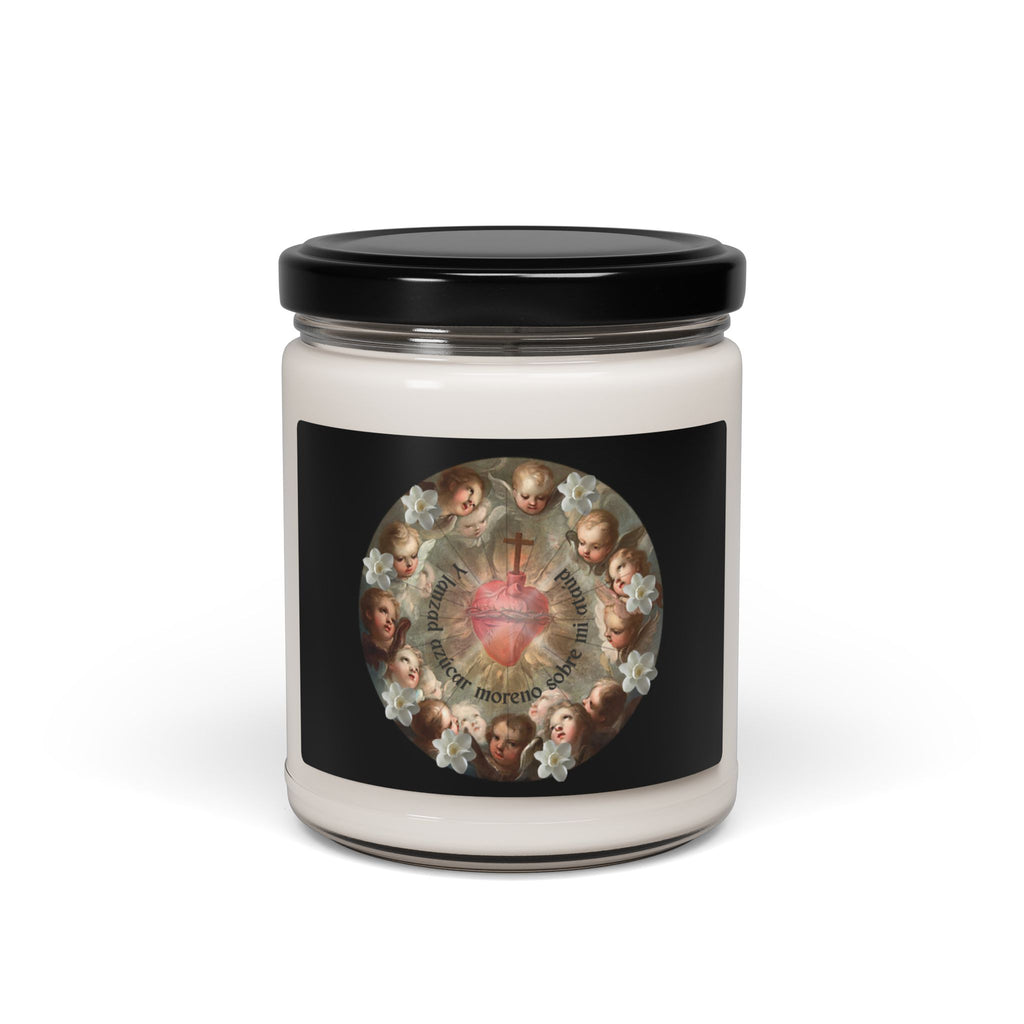 Soy Candle — “Azúcar Moreno Sobre Mi Ataúd”  White Sage and Lavender 9 oz