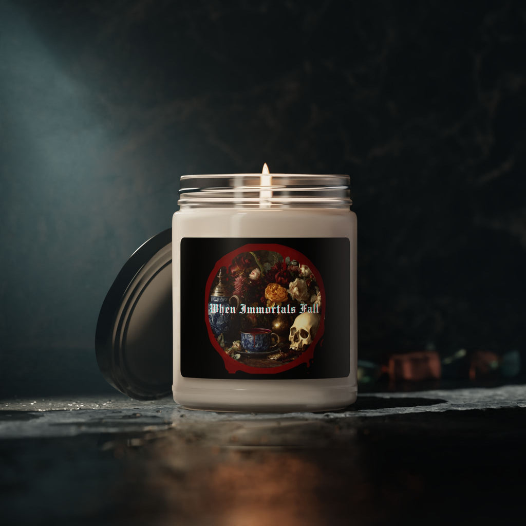 Soy Candle —  “When Immortals Fall” Candle – Peppered Passionfruit 9oz