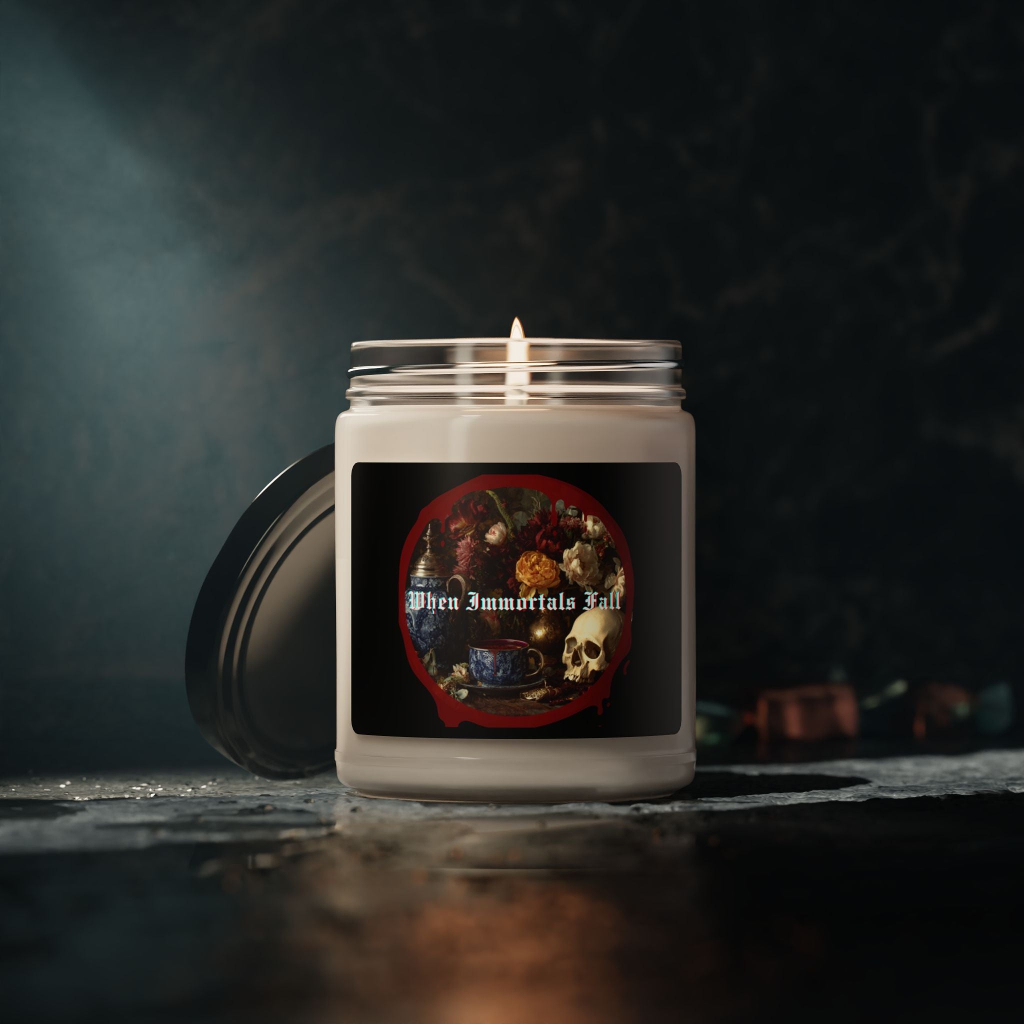 Soy Candle —  “When Immortals Fall” Candle – Peppered Passionfruit 9oz