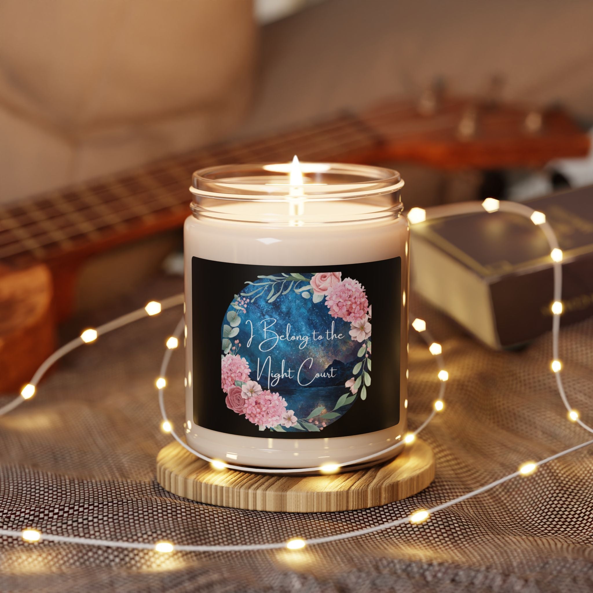 Soy Candle —  "I Belong to the Night Court” Candle – Sea Salt + Orchid
