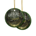 Ceramic Ornament — "Who Is That?" Holiday Keepsake